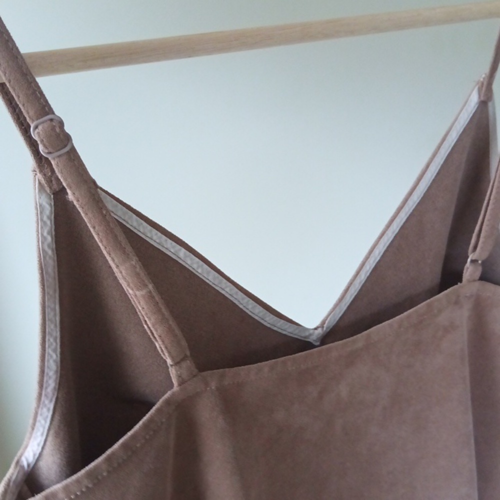 Ptp15" Wilfred Faux Suede Tan Camisole Top - Picture 11 of 16